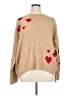 Vince Camuto Hearts Tan Pullover Sweater Size XL - photo 1