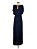 Alya 100% Polyester Blue Casual Dress Size S - photo 2