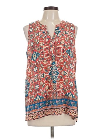 Tolani Sleeveless Silk Top (view 1)