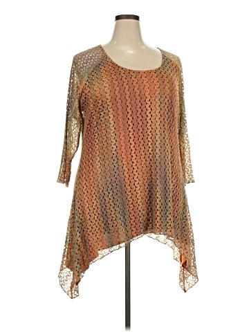 Indigo Soul 3/4 Sleeve Top (view 1)