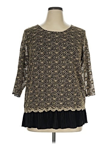 Cj Banks 3/4 Sleeve Blouse (view 1)
