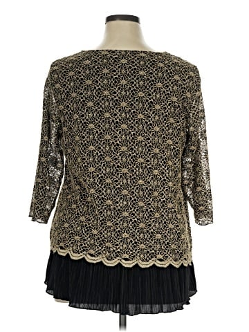 Cj Banks 3/4 Sleeve Blouse (view 2)