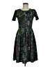 Lularoe Paisley Teal Cocktail Dress Size M - photo 1