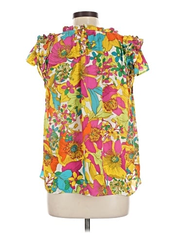 Rose + Olive Short Sleeve Blouse (view 2)