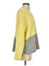 Umgee Color Block Yellow Pullover Sweater Size S - photo 4