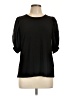 89th & Madison Black 3/4 Sleeve Top Size L - photo 1