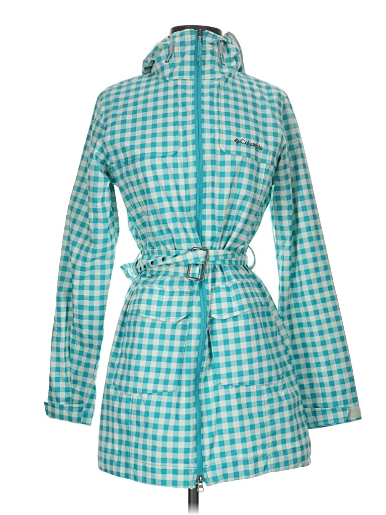 Pre-owned Columbia Raincoat In Teal