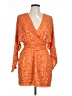 ASOS 100% Polyester Orange Cocktail Dress Size 10 - photo 1