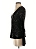 Motel Black Long Sleeve Blouse Size XXS - photo 5