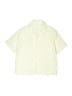 Zara Solid Yellow Ivory Short Sleeve Button-Down Shirt Size 8 - 9 - photo 1