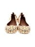 Tory Burch 100% Leather Gold Flats Size 8 - photo 2