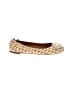 Tory Burch 100% Leather Gold Flats Size 8 - photo 1