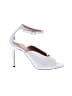 Lewit 100% Leather White Heels Size EU (IT) 38 / US 8 - photo 1