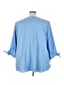 Catherines 100% Polyester Blue 3/4 Sleeve Blouse Size 3X - photo 2