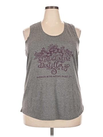 District. Sleeveless T-Shirt (view 1)
