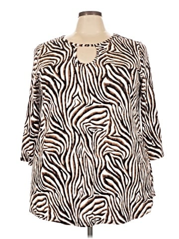 Jessica London 3/4 Sleeve Blouse (view 1)