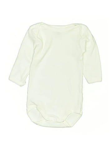 Petit Bateau Long Sleeve Onesie (view 1)