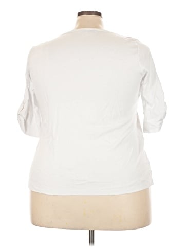 Jones New York 3/4 Sleeve T-Shirt (view 2)