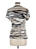 212 Collection Silver Short Sleeve Top Size L - photo 2