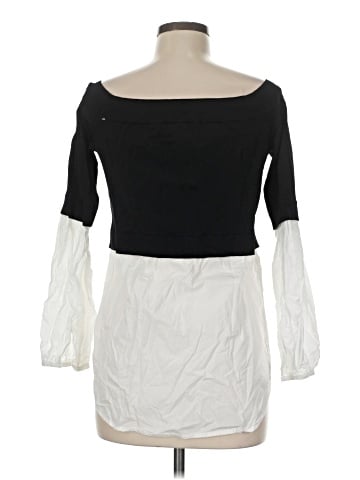 Trouve 3/4 Sleeve Blouse (view 2)