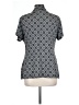 Notations Gray Short Sleeve Blouse Size L - photo 2