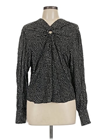 Isabel Marant Long Sleeve Silk Top (view 1)
