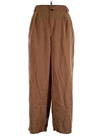 Madewell The Plus Harlow Wide-Leg Pant in Drapey Twill (view 1)