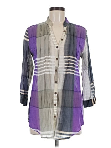 Chaudry 3/4 Sleeve Button-Down Shirt (view 1)