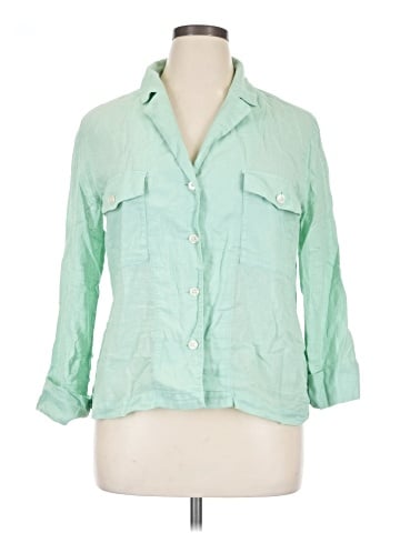 J.Crew 3/4 Sleeve Button-Down Shirt (view 1)