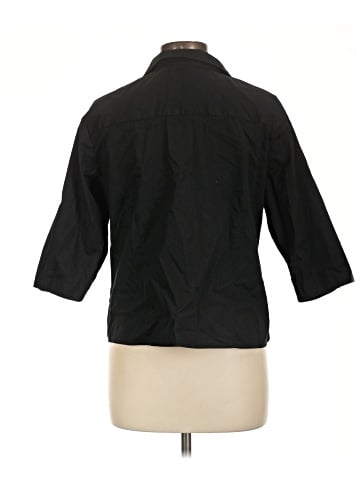 Karen Scott 3/4 Sleeve Button-Down Shirt (view 2)