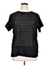 Van Heusen 100% Polyester Black Short Sleeve Top Size XL - photo 1