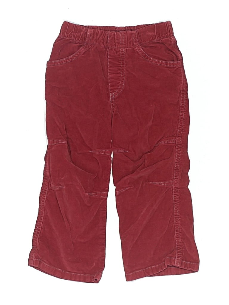 Pre-owned City Threads Kids' Cargo Pants In Red