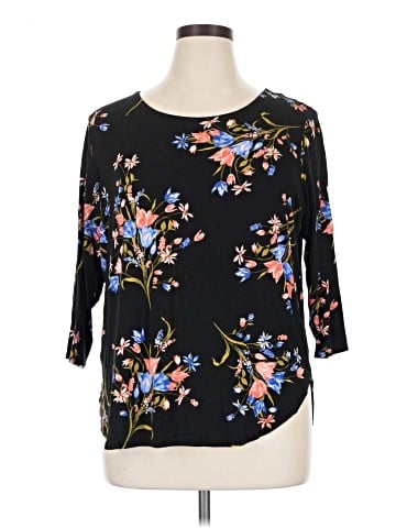 Philosophy Republic Clothing 3/4 Sleeve Blouse (view 1)
