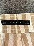 Zara Basic Stripes Ivory Casual Pants Size L - photo 7