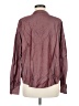 Glam 100% Polyester Burgundy Long Sleeve Henley Size M - photo 2