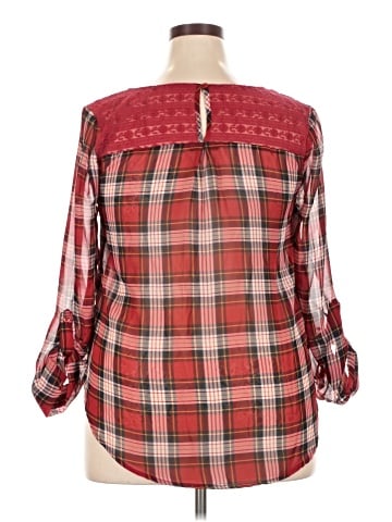 E&M Collection 3/4 Sleeve Blouse (view 2)