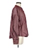 Glam 100% Polyester Burgundy Long Sleeve Henley Size M - photo 4