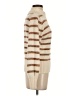 Madewell Stripes Tan Wool Pullover Sweater Size S - photo 4
