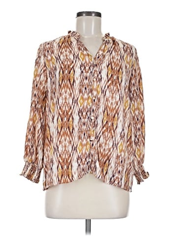 Eclair 3/4 Sleeve Blouse (view 1)