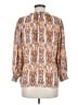 Eclair 100% Polyester Brown 3/4 Sleeve Blouse Size M - photo 2