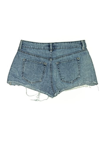 Blue Asphalt Denim Shorts (view 2)