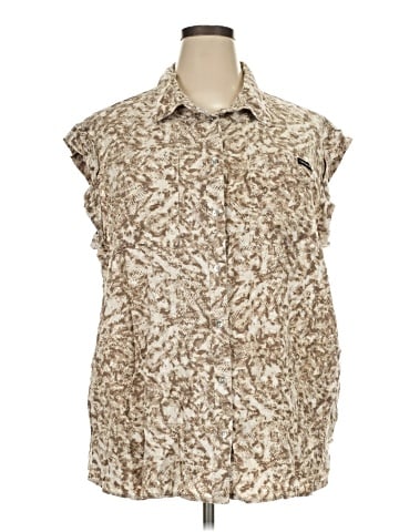 CALVIN KLEIN JEANS Sleeveless Button-Down Shirt (view 1)