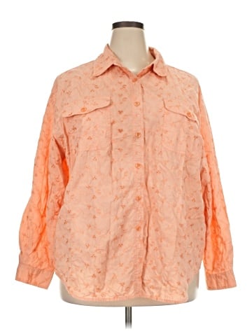Denim & Co Long Sleeve Blouse (view 1)