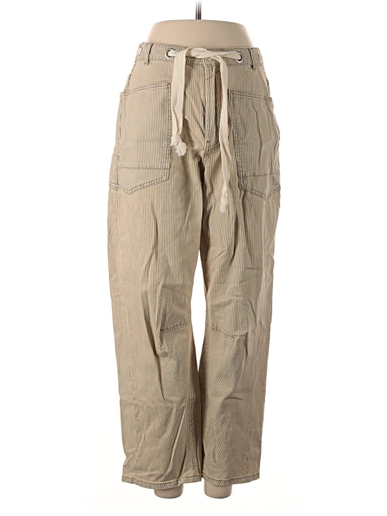 Pre-owned Miou Muse Cargo Pants In Tan