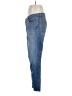 Eileen Fisher Chevron-herringbone Blue Jeans Size 8 - photo 5