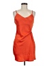 Glam Orange Cocktail Dress Size M - photo 1