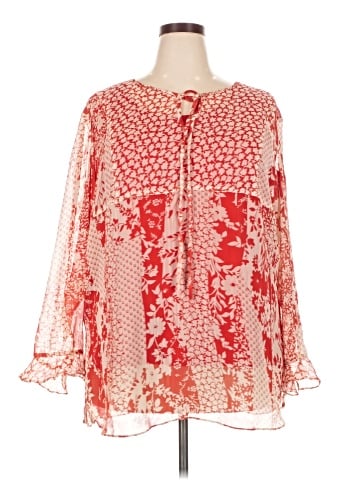 Susan Graver 3/4 Sleeve Blouse (view 1)
