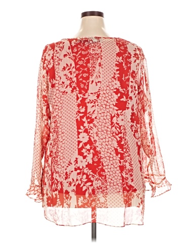 Susan Graver 3/4 Sleeve Blouse (view 2)