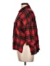 Zara Basic Plaid Red 3/4 Sleeve Button-Down Shirt Size L - photo 5
