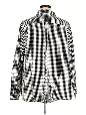 Ellos Long Sleeve Button-Down Shirt (view 2)